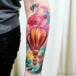 Фото пример рисунка акварельной татуировки ИДЕЯ ТАТУ 201123 tatufoto.com 335