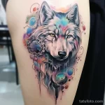 Фото пример рисунка акварельной татуировки ИДЕЯ ТАТУ 201123 tatufoto.com 357