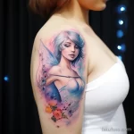 Фото пример рисунка акварельной татуировки ИДЕЯ ТАТУ 201123 tatufoto.com 364
