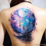 Фото пример рисунка акварельной татуировки ИДЕЯ ТАТУ 201123 tatufoto.com 367