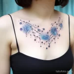 Фото пример рисунка акварельной татуировки ИДЕЯ ТАТУ 201123 tatufoto.com 391