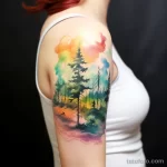 Фото пример рисунка акварельной татуировки ИДЕЯ ТАТУ 201123 tatufoto.com 419