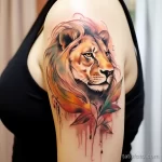Фото пример рисунка акварельной татуировки ИДЕЯ ТАТУ 201123 tatufoto.com 503