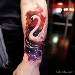 Фото пример рисунка акварельной татуировки ИДЕЯ ТАТУ 201123 tatufoto.com 584