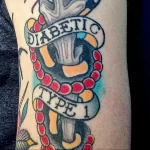 Фото пример рисунка тату для диабетика - 12,11,2023 tatufoto.com 111