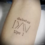 Фото пример рисунка тату для диабетика - 12,11,2023 tatufoto.com 60