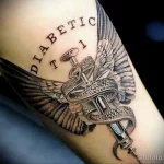 Фото пример рисунка тату для диабетика - 12,11,2023 tatufoto.com 99