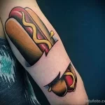 Фото пример рисунка тату с сосиской - 11,11,2023 tatufoto.com 07