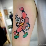 Фото пример рисунка тату с сосиской - 11,11,2023 tatufoto.com 09