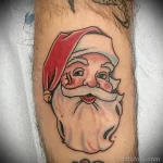 Фото пример рисунка татуировки Санта Клаус или Дед Мороз 13.11.2023 tatufoto.com 06