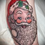 Фото пример рисунка татуировки Санта Клаус или Дед Мороз 13.11.2023 tatufoto.com 19