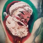 Фото пример рисунка татуировки Санта Клаус или Дед Мороз 13.11.2023 tatufoto.com 21