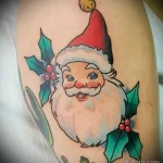 Фото пример рисунка татуировки Санта Клаус или Дед Мороз 13.11.2023 tatufoto.com 26