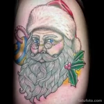 Фото пример рисунка татуировки Санта Клаус или Дед Мороз 13.11.2023 tatufoto.com 28