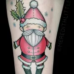 Фото пример рисунка татуировки Санта Клаус или Дед Мороз 13.11.2023 tatufoto.com 34