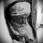 Фото пример рисунка татуировки Санта Клаус или Дед Мороз 13.11.2023 tatufoto.com 60