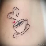 Фото пример рисунка татуировки про кофе - 01,11,2023 - tatufoto.com 032
