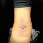 Фото пример рисунка татуировки про кофе - 01,11,2023 - tatufoto.com 050