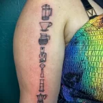Фото пример рисунка татуировки про кофе - 01,11,2023 - tatufoto.com 071