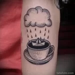 Фото пример рисунка татуировки про кофе - 01,11,2023 - tatufoto.com 103