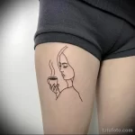 Фото пример рисунка татуировки про кофе - 01,11,2023 - tatufoto.com 108