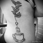 Фото пример рисунка татуировки про кофе - 01,11,2023 - tatufoto.com 110