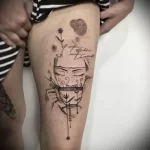 Фото пример рисунка татуировки про кофе - 01,11,2023 - tatufoto.com 113