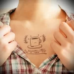 Фото пример рисунка татуировки про кофе - 01,11,2023 - tatufoto.com 115