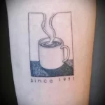 Фото пример рисунка татуировки про кофе - 01,11,2023 - tatufoto.com 127