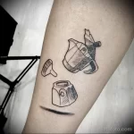 Фото пример рисунка татуировки про кофе - 01,11,2023 - tatufoto.com 141