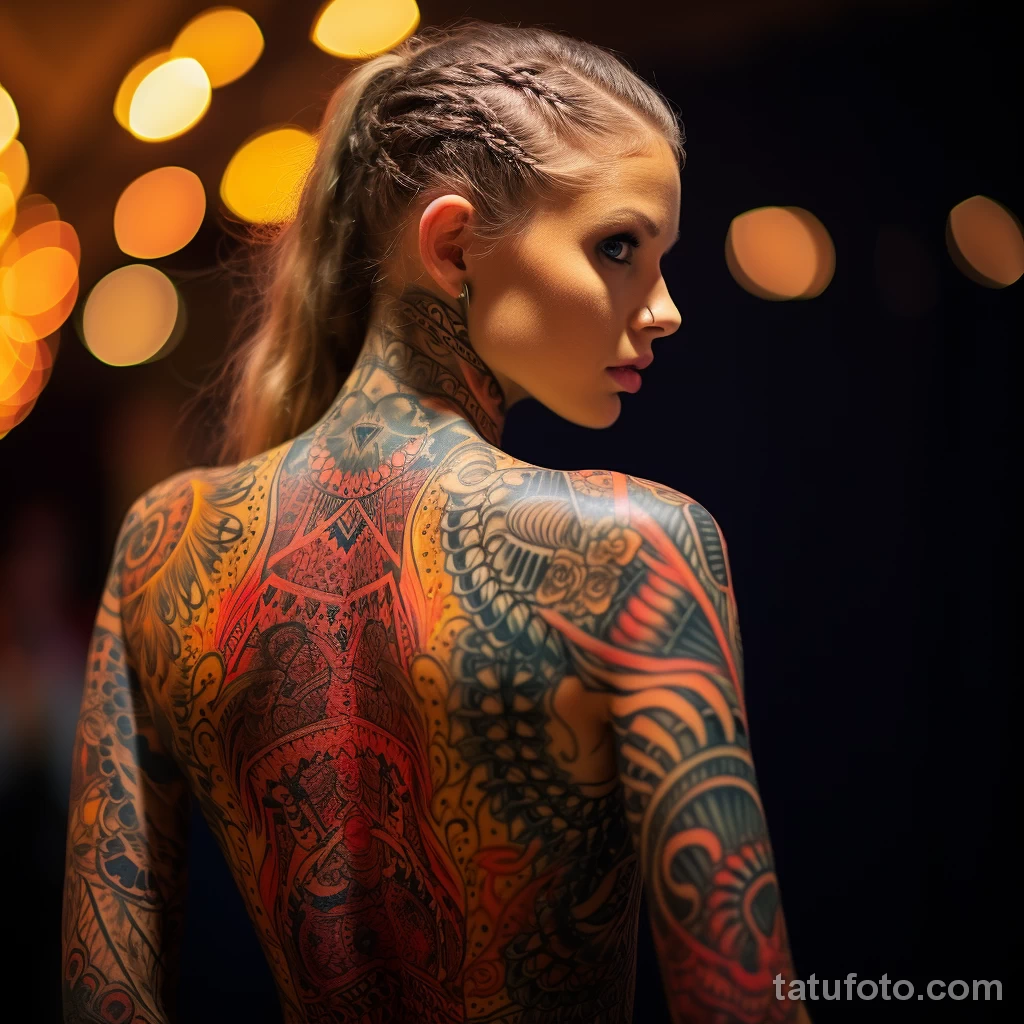 Человек с татуировкой доказывает что тату это искусство - 05,11,2023 tatufoto.com 007