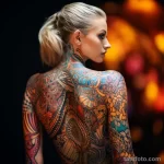 Человек с татуировкой доказывает что тату это искусство - 05,11,2023 tatufoto.com 009