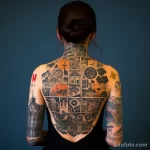 Человек с татуировкой доказывает что тату это искусство - 05,11,2023 tatufoto.com 024