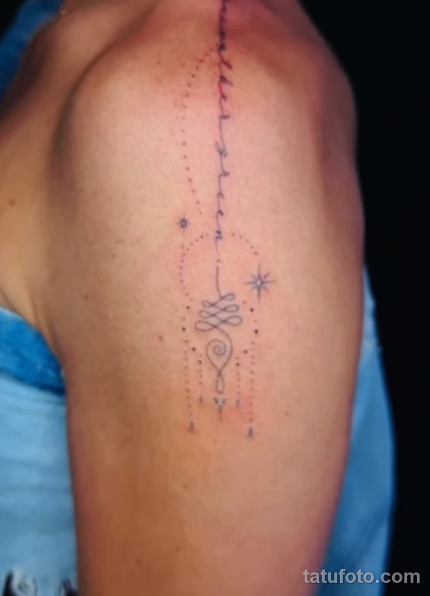 Шарна Берджесс – новый рисунок татуировки в честь сына - фото для tatufoto.com 9