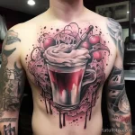 реалистичный пример татуировки с молочным коктейлем 8_1 12.11.2023 tatufoto.com 25