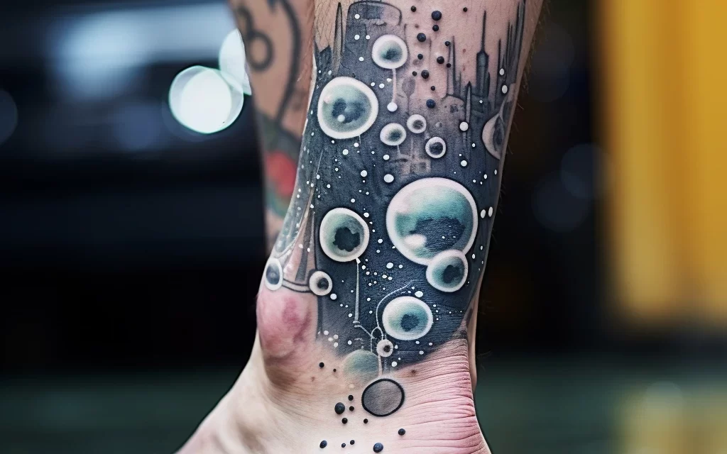 Что если в татуировке появились пузыри?