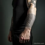 A person with a tattoo on their arm wrapping the are da edf c bca ecce _1 161223 tatufoto.com 047