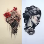 An artists interpretation of a crisp tattoo versus a befab fb bcc bd af 051223 tatufoto.com