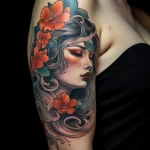 Close up of tattoo with color restoration stylize ded dc fc cab aaf 031223 tatufoto.com