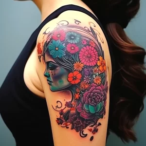 Example of a beautiful tattoo on the body A human pr aca e a aaf _1 011223 tatufoto.com