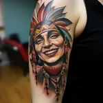 Happy person with a well healed tattoo stylize eb dc d a feafebb _1_2 051223 tatufoto.com