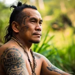 Как долго существуют тату Man with a traditional tribal tattoo in a natural la b b f ad eaecaea - 251223 tatufoto.com 134