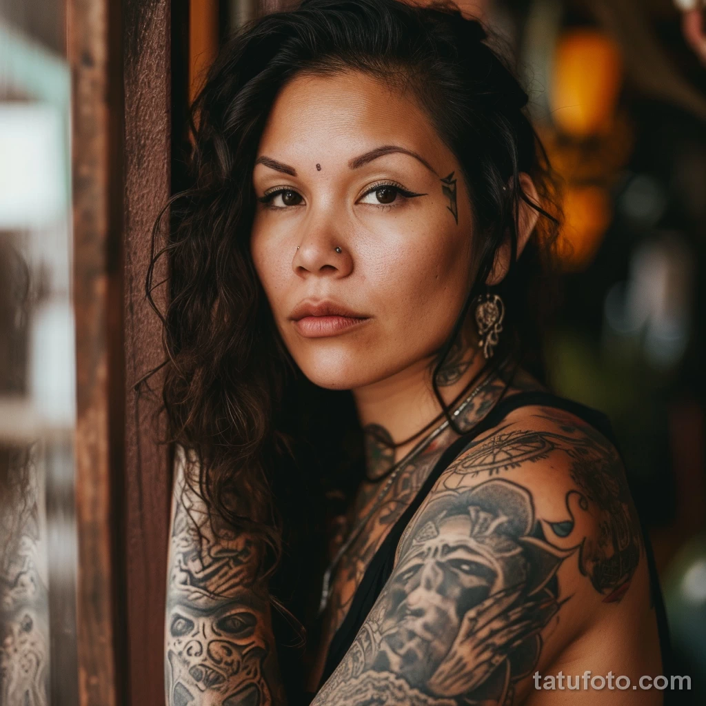 Как долго существуют тату Woman with a tattoo advocating for tattoo artist lic ae e dc e abeecb - 251223 tatufoto.com 173