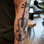 Рисунок тату с виолончелью - His elegance was enhanced by the cello tattoo on his ea bc a ac ccf - 291223 tatufoto.com 131