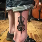 Рисунок тату с виолончелью - The cello tattoo on his ankle was a conversation sta abb d be bcbacad _1_2 - 291223 tatufoto.com 274