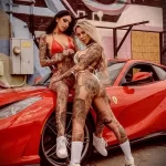 Тату-модель Анжела Маццанти и ее подружки с тату - фото - 271223 tatufoto.com 020