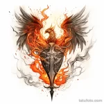 Эскиз татуировки щит и меч - 101223 tatufoto.com 188