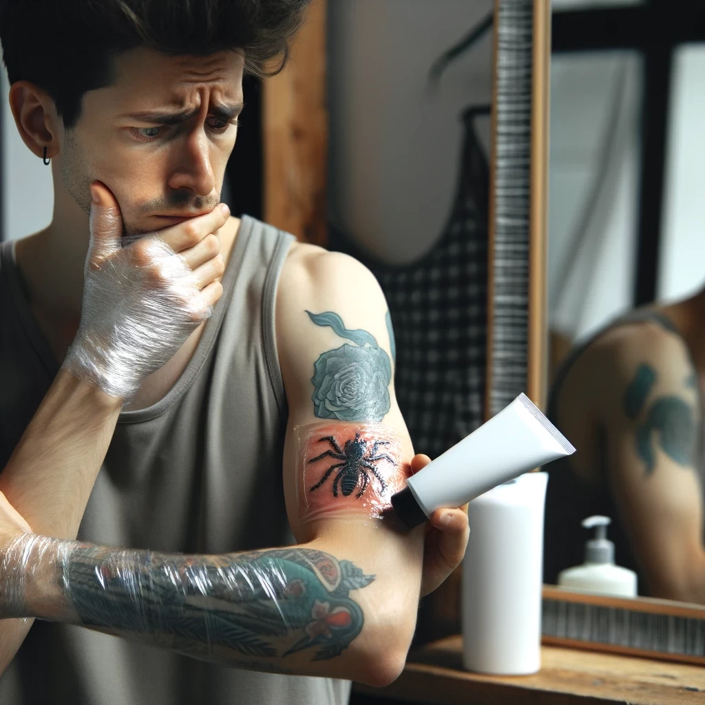 иллюстрация - что делать если тату не заживает 021223 tatufoto.com