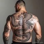 Искусство Сочетания Стилей в Татуировке - A handsome man with a detailed dragon tattoo on his ee fbd e ae fbbd - 190124 tatufoto.com 029