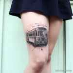 Фото тату про метро - Tattoo Tattoo of a subway car with passengers on bded f ce be dde _1 - 080124 tatufoto.com 155